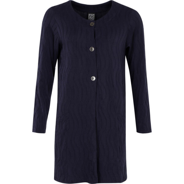 Pont Neuf - Cardigan - Pnronja - Navy - M billede