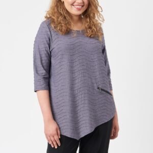 Pont Neuf - Bluse - Pnrosalina - Purple - 3xl billede