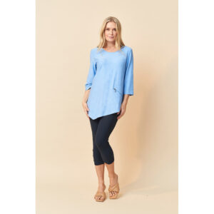 Pont Neuf - Bluse - Pnrosalina - Light Blue - M billede