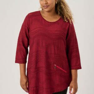 Pont Neuf - Tunika - Pnrosalina - Warm Red - L/46 billede