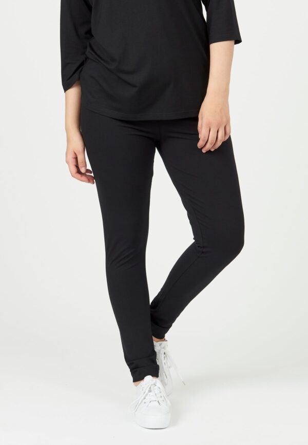 Pont Neuf - Leggings - Pnrosie - Black - 3xl/54-56 billede