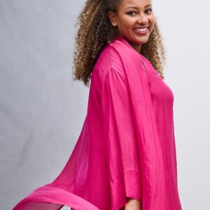 Pont Neuf - Cardigan - Pnsigge - Fuchsia - L/46 billede