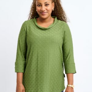 Pont Neuf - Bluse - Pnsteffi - Forest Green - 3xl/54-56 billede