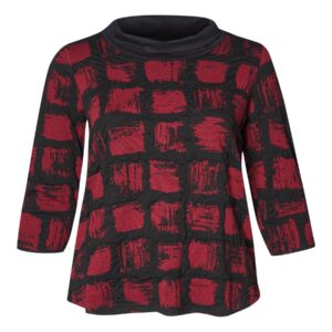 Pont Neuf - Bluse - Pnsteffi - Deep Red - Xs/36-38 billede