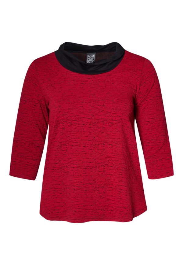 Pont Neuf - Bluse - Pnsteffi - Deep Red - S/40 billede