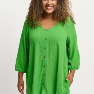 Pont Neuf - Bluse - Pnthorid - Grass Green - 2xl/52 billede