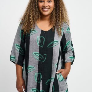 Pont Neuf - Bluse - Pnthorid - Green - 3xl/54-56 billede