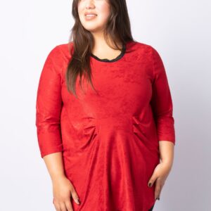 Pont Neuf - Bluse - Pntrine - Warm Red - M billede