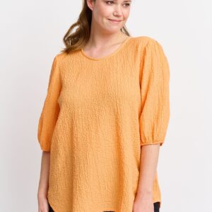 Pont Neuf - Bluse - Pntrud - Sunny Orange - 3xl/54-56 billede