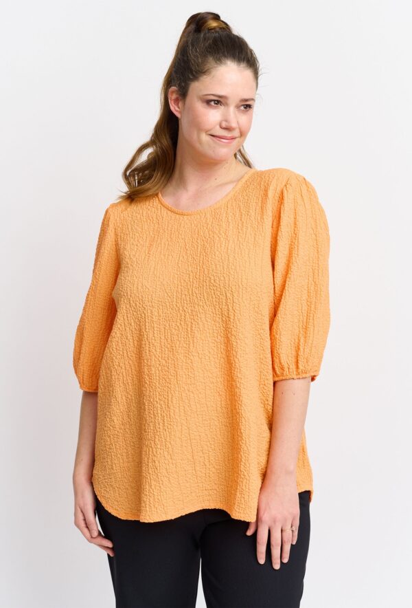 Pont Neuf - Bluse - Pntrud - Sunny Orange - 3xl/54-56 billede