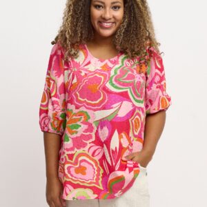 Pont Neuf - Bluse - Pntrud - Cerise - 3xl/54-56 billede