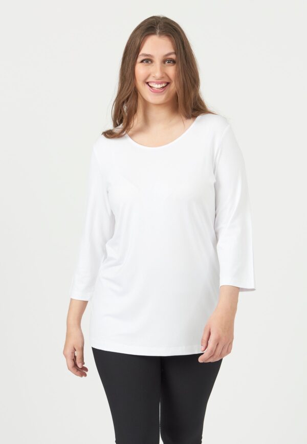 Pont Neuf - Bluse - Pnulla - White - S/40 billede