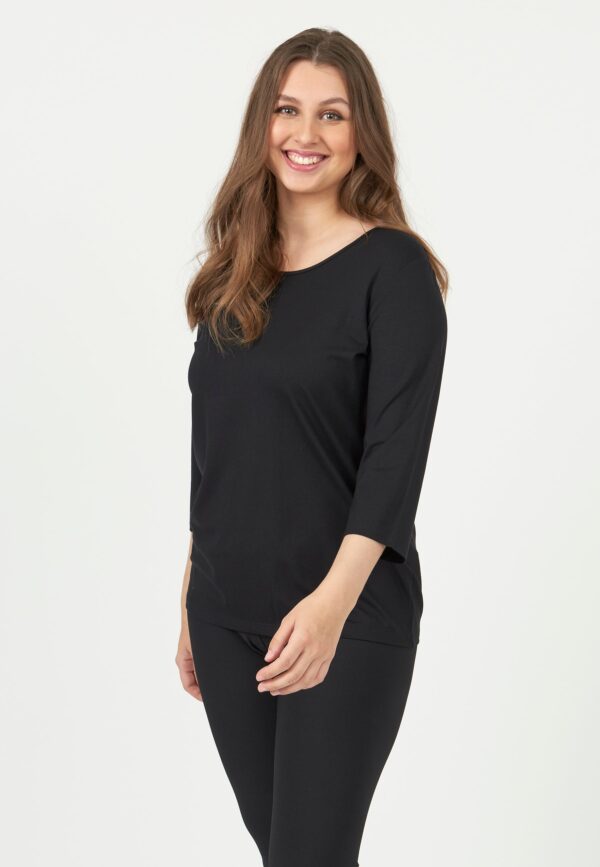 Pont Neuf - Bluse - Pnulla - Black - S/40 billede