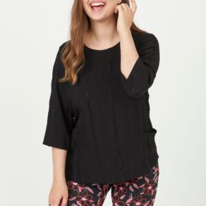 Pont Neuf - Bluse - Pnyade - Black - Xs/36-38 billede