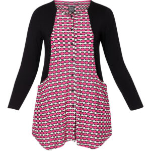 Pont Neuf - Cardigan - Pnziz - Dark Pink - M billede