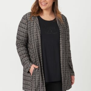 Sesadie - Grey Melange - Cardigan - 48 billede