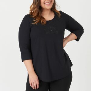 Sesissi - Black - Bluse - 46 billede