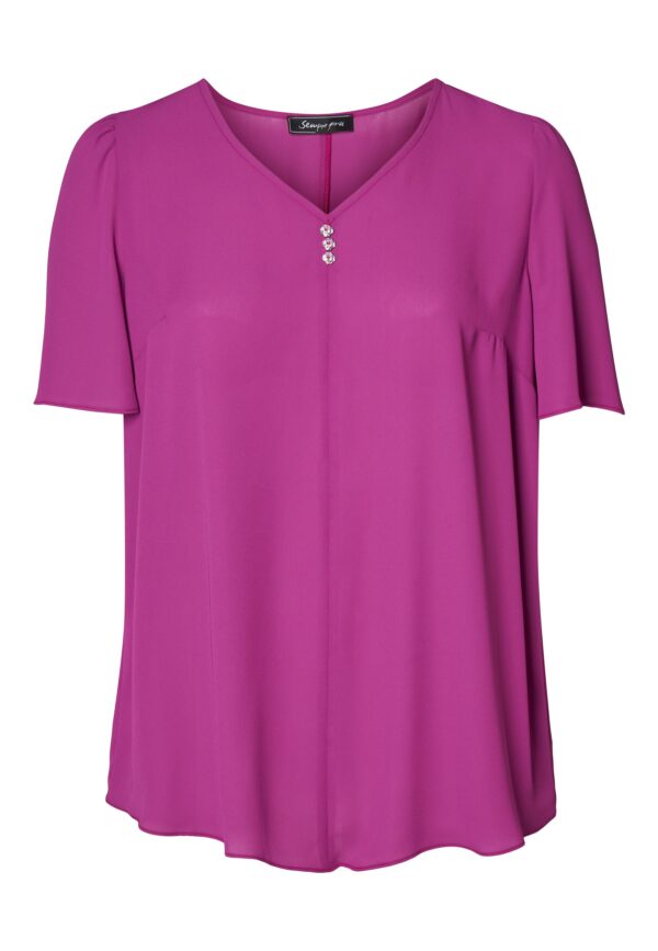 Sestefanie - Dark Fuchsia - T-shirt - 60 billede