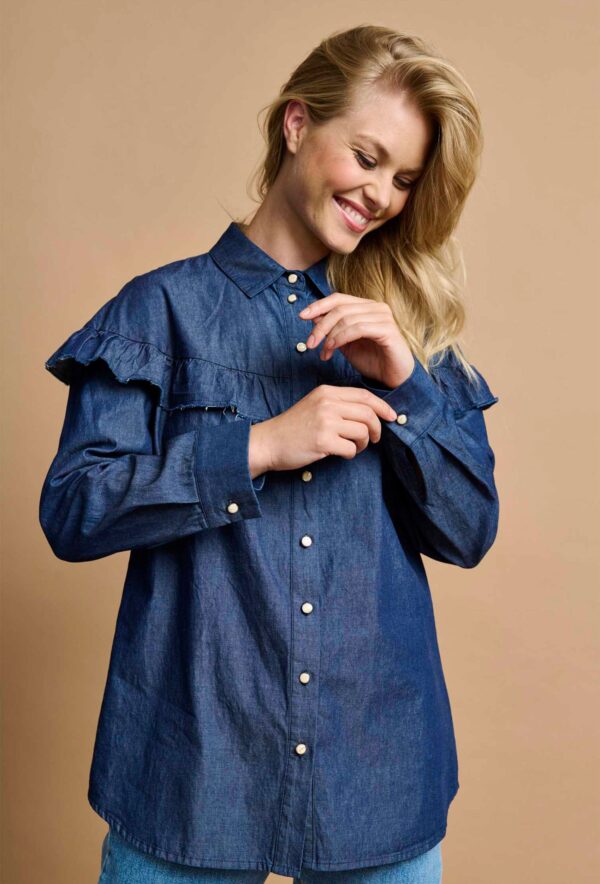 Shdeva - Denim Blue - Skjorte - 50 billede