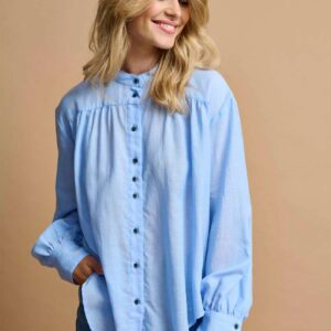 Shjenna - Light Blue - Skjorte - 46 billede