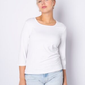 Sht-shirt - White - Bluse - 40 billede