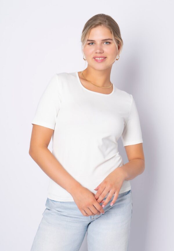 Sht-shirt - White - T-shirt - 44 billede