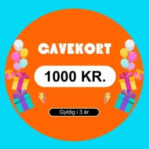1000 kr. Gavekort -