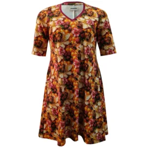Plus size kjole - Tulla Bee My Honey - Amamiko