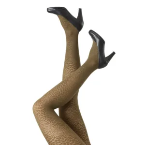 Armygrønne strømpebukser med dyreprint - Festival96364 - Festival