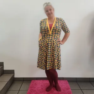 Plus size kjole - Ama Smiley - Amamiko