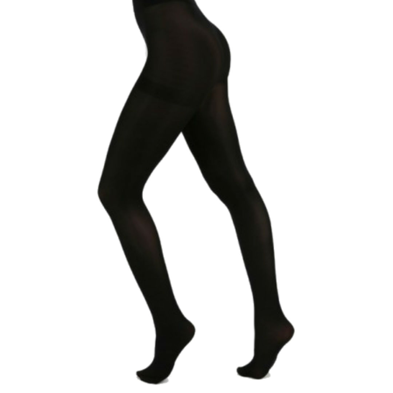 Black 50 Denier Curvy Super Stretch Strømpebukser - Pamela Mann