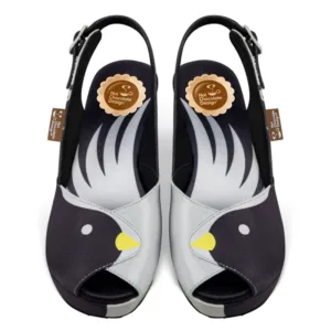 Black Birds Sandaler - Hot Chocolate Design
