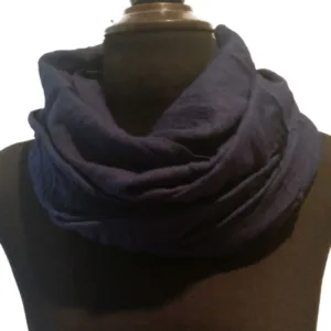 Tyndt vævet Tørklæde - Navy - Soft Beauty