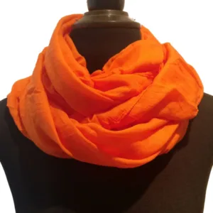 Tyndt vævet Tørklæde - Orange - Soft Beauty