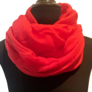 Tyndt vævet Tørklæde - Red - Soft Beauty