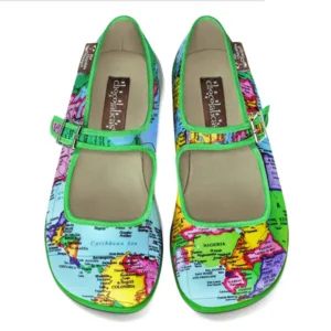 Bon Voyage Mary Jane Sko - Hot Chocolate Design