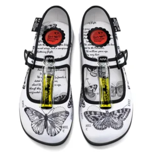 Butterfly Lesson Mary Jane Sko - Hot Chocolate Design