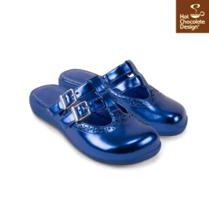 Chrome Crush Blue Clogs - Flade sandaler - Hot Chocolate Design