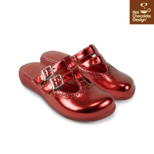 Chrome Crush Crimson Clogs - Flade sandaler - Hot Chocolate Design