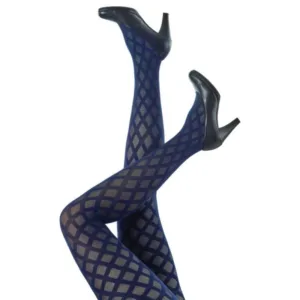 Navy strømpebukser med Cube print- Festival96368 - Festival