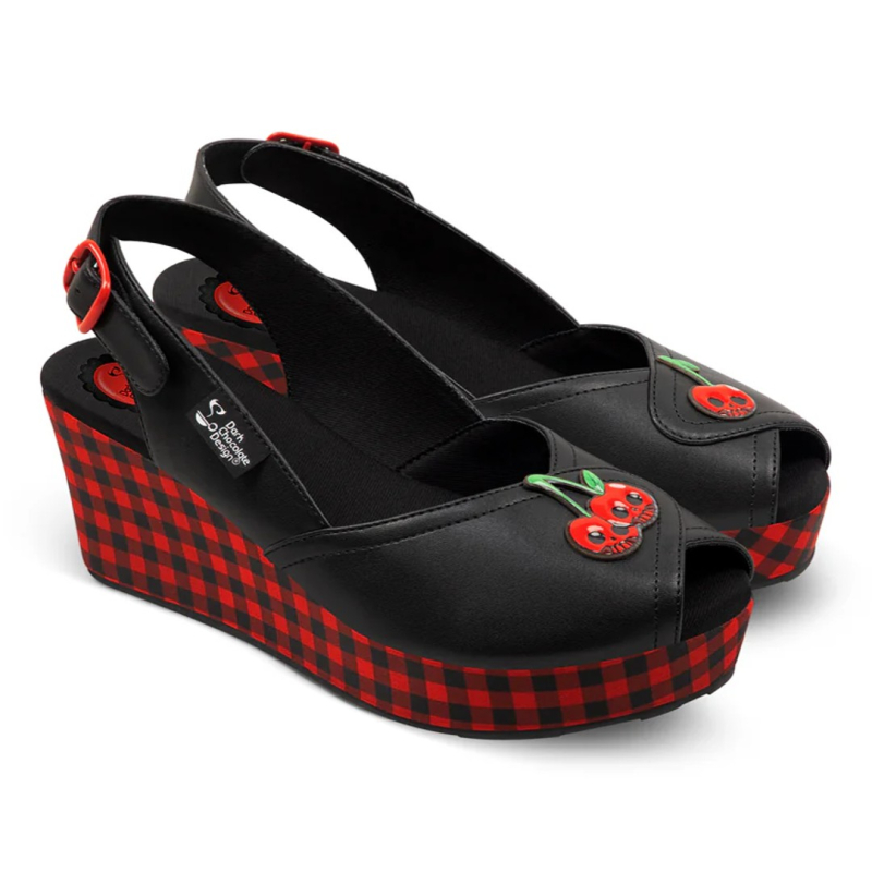 Death Cherry Sandaler - Hot Chocolate Design