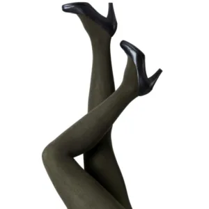 Strømpebukser i Bambus Armygrøn - Festival96350 - Festival