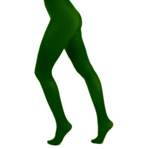 Grass Green 50 Denier Curvy Super Stretch Strømpebukser - Pamela Mann