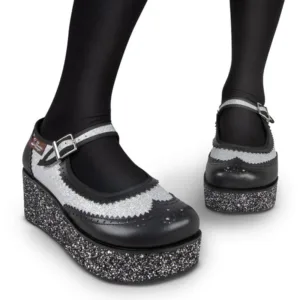 Havana Glitter Platform Sko - Hot Chocolate Design