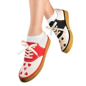 Hearts Sneakers - Hot Chocolate Design