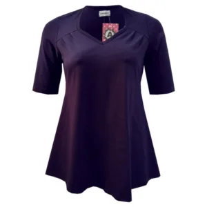 Plus size bluse - Hoshi Purple - Amamiko