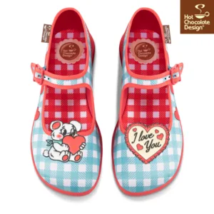 I Love You - Mary Jane Sko - Hot Chocolate Design