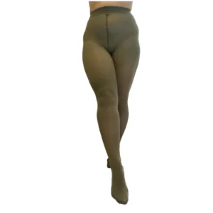 Khaki 50 Denier Curvy Super Stretch Strømpebukser - Pamela Mann