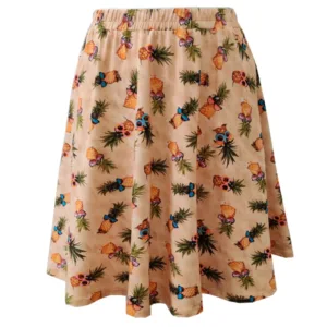 Plus size Nederdel - Kobe Sunny Pineapple - Amamiko