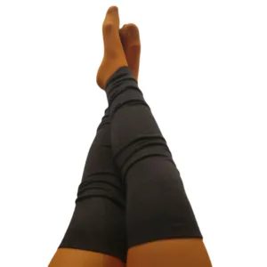 Koksgrå Uld Benvarmere Til Voksne - Soft Beauty